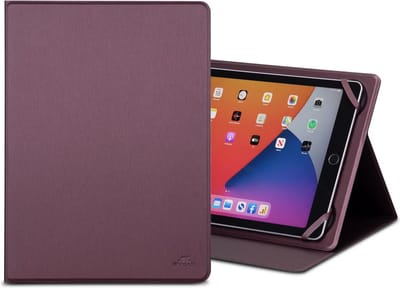 Rivacase 3147 Malpensa - Tablet Hoes 10.1-11 inch voor iPad/Samsung Galaxy - Kunstleer - Bordeaux