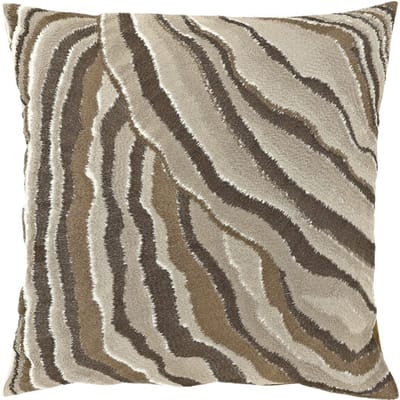 Unique Living - Sierkussen Ezra 45x45cm - Rocky Brown