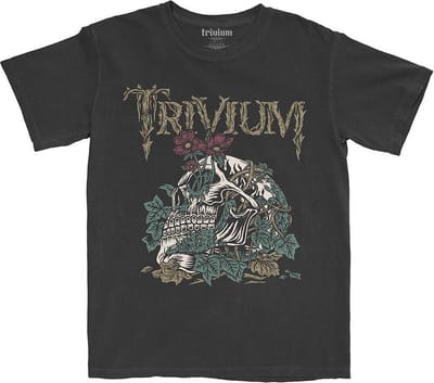 Trivium - Skelly Flower Heren T-shirt - S - Zwart