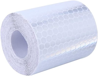 Reflecterende Waarschuwings Tape, Zelfklevende Veiligheidsticker voor Auto's, Vrachtwagens en Botens (5cm * 3m) - Hoogwaardige Zichtbaarheid en Duurzaamheid