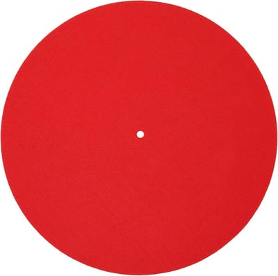Record Pad voor Draaitafel - Zachte Slipmat voor LP Platenspelers - Geluidskwaliteit Verbeteraar met Statische Trilling Preventie