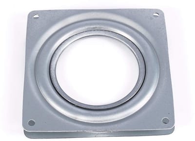 Dailygoody - Lazy Susan - Roterende Plaat - 360 Graden Rotatie - Vierkante Display - Roestvrij Stalen Mechanisme - Geschikt voor Meubilair - 16,4 x 14