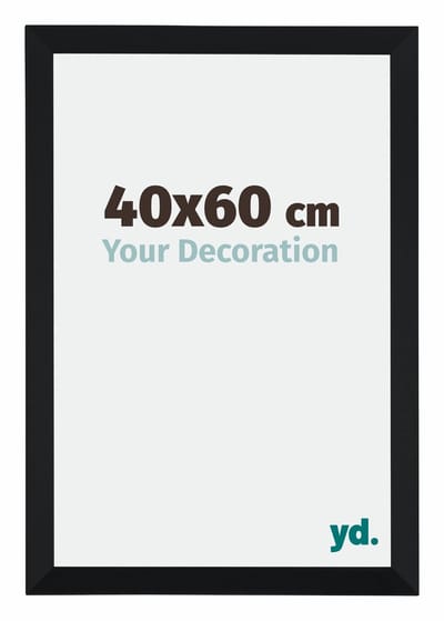 Your Decoration - Fotolijst 40x60 cm - MDF - Zwart Mat - Catania
