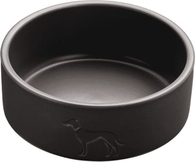 Keramische Voerbak Antraciet 2500 ml, Ø: 21,5 cm