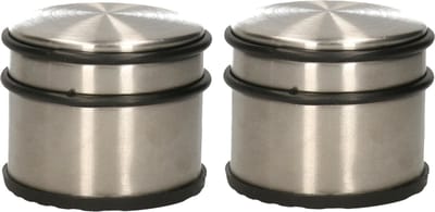2x Deurstopper - Chroom - Voor Binnen En Buiten - Deurbuffer