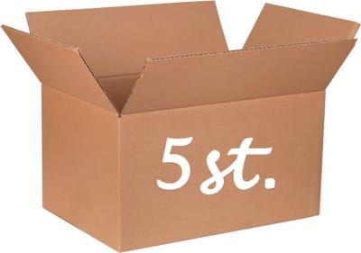 Palletdoos 5 stuks Palletbox Verzenddoos XXL Karton 1200 x 600 x 600 mm Kartonnen Palletdozen dubbele Golf Bruin Doos 120 x 60 x 60 cm – STEVIG 5-laags karton 650g/m2