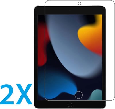 Screen protector Geschikt voor: Apple iPad 10.2 inch (2019/2020/2021) Tablet Screenprotector 2x - glas - bescherm - beschermglas - ZT Accessoires