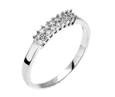 Montebello Ring Pachira - 925 Zilver Gerhodineerd - Verloven - Maat 56-17.8mm