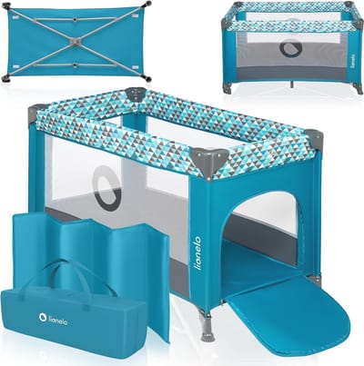 Opvouwbaar Reisbedje en Babybox voor Kinderen tot 3 Jaar - Veilig, Lichtgewicht en Ademend Design