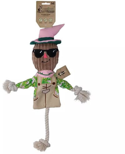 Garden Paws Trektouw M - Extra Stevig Hondentouw - Hondenspeelgoed - Scarecrow Scary Harry