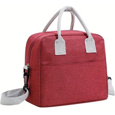 Nieuwe Draagbare Lunchtas Koeltas Tote Handtas Picknick Geïsoleerde Doos Canvas Thermische Voedselcontainer Mannen Vrouwen Kinderen Reizen Lunchbox