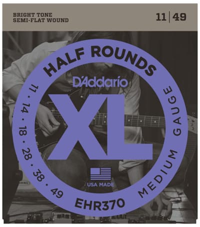 D'Addario EHR370 Half Round Snaren voor Elektrische Gitaar (11-49)