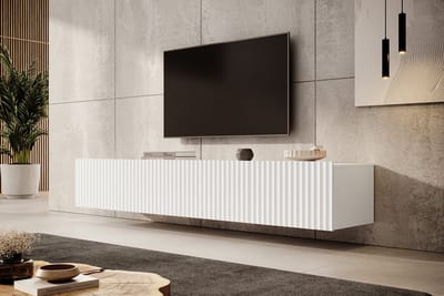 Meubella - TV-Meubel Pepinos - Wit - 200 cm