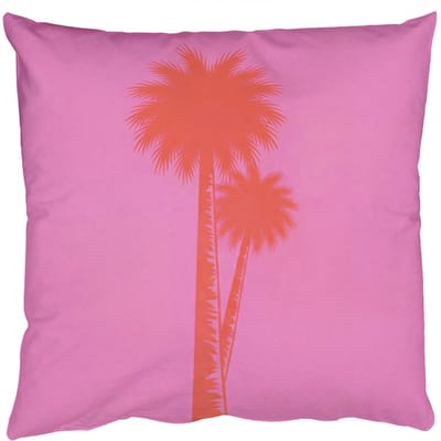 Sierkussens - Kussentjes Woonkamer - 50x50 cm - Palmbomen - Modern - Roze