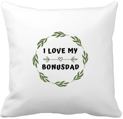 Akyol - i love my bonusdad Kussen hoes - Papa - liefste bonusvader - vader cadeautjes - vaderdag - verjaardag - geschenk - kado - 40 bij 40 cm