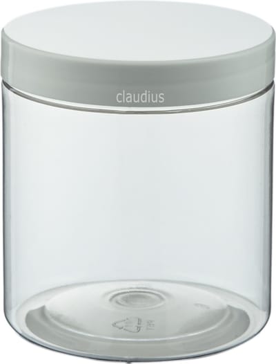 Lege plastic potje 250 ml PET transparant - met witte deksel - set van 10 stuks - Navulbaar - Leeg