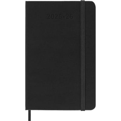 Moleskine 18 Maanden Agenda - 2025/26 - Wekelijks Horizontaal - Pocket - Harde Kaft - Zwart