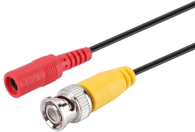Dailygoods- Uitbreidingskabel 15 meter - Duurzame Coax Kabel - BNC Kabel - CCTV Installatie - Professionele Resultaten - Eenvoudige Installatie - Coaxkabel