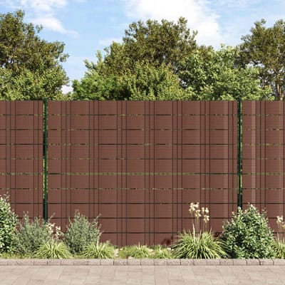 vidaXL - Privacy - Tape - voor - Hek - Bruin