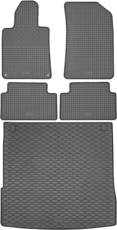 Rigum Serie - Bagageruimmat en Rubbermatten - Peugeot 508 I SW/Kombi 2011-2018 - Zwart