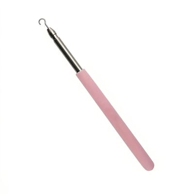 Roze armband sluiting tool sieraad gereedschap dames en heren met haak – hulpmiddel voor armband en ketting sluiting – roestvrijstalen punt met ergonomisch handvat