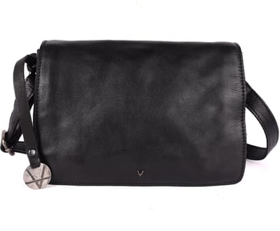 Echte Italiaanse Leren Kleine Crossbody Slingtas – Trendy Casual Kantoortas met Verstelbare Schouderriem