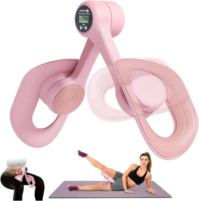 SnelShoppen - Pelvis Trainer voor Vrouwen, Thigh Master met Antislip 360° Rotatie, Binnenbeen Spierversterker, Thigh Workout Apparatuur, Thuis Fitness