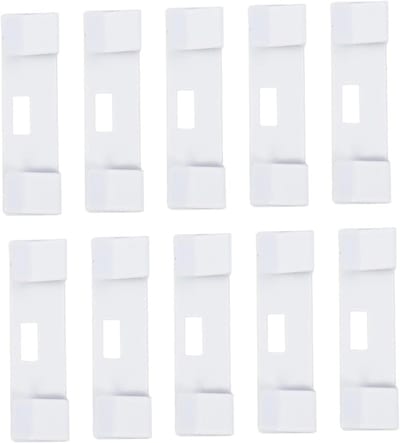Reparatielipjes Jaloezieën - Lamellen Onderdelen - Raambekleding Repareren - Sterk En Stevig - 10 Stuks - Wit