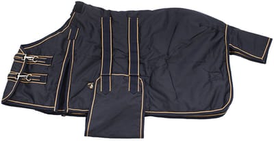 MHS Veulendeken met Buikflap 100gr. Navy 40/50 cm