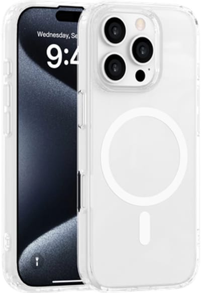 Just in Case hoesje geschikt voor iPhone 16 Pro Hoesje geschikt voor MagSafe - Ultra Dunne Backcover - Transparant