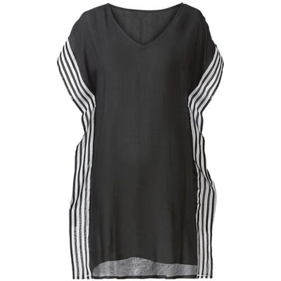ESMARA Dames strandtuniek (Strepen/zwart, S (36/38))