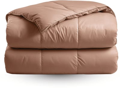 Zelesta Deluxe Uni Satijnkatoen Dekbed - Aarderood 140x200cm