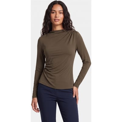 & Other Stories Es Acro Top Khaki Maat: M | Longsleeves Outlet | Dames | Bruin
