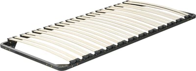 COMBOURG - Lattenbodem - Zwart - 90 x 200 cm - Staal