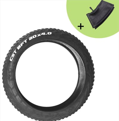 Buitenband met binnenband Set - Maat 20 inch 20x4.0 - Geschikt voor Phatfour , Super73 , Knaap , Crossboss , Ouxi V8 H9 V20