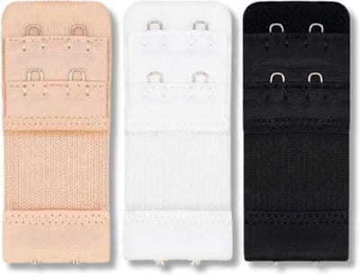 Scoby - BH Verlengstuk Set - 3 Stuks Elastische Haakjes - Bra Extender - Geschikt voor Meer Comfort - Meerkleurig - Elastisch