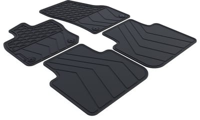Rubber Automatten geschikt voor Skoda Kodiaq - Bouwjaar: 2024-heden - Originele pasvorm - 4-delig - Uitvoering: 5-zits