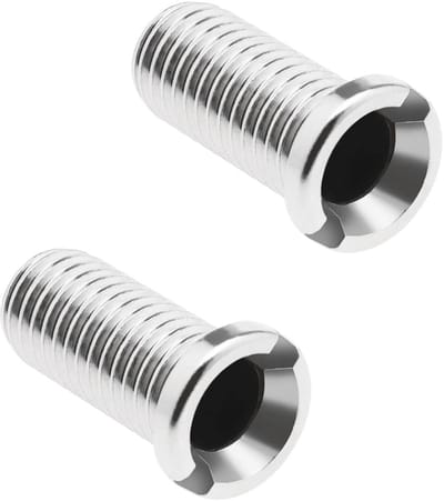 Dailygoods- Filterschroef 2 Stuks - 304 Roestvrij Staal - M12 Draad - 25 mm Lengte - Gootsteenmand Schroef - Duurzaam Ontwerp - Gootsteenschroef