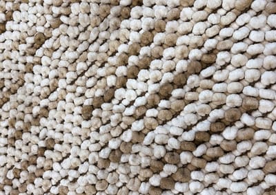 Zohome Badmat Vasco - Natural - Badkamermat - Bidetmat - Badmat Antislip - 45% Katoen 55% Polyester - 60x60 cm