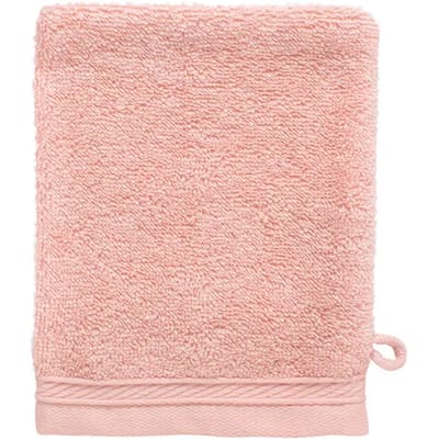 The One Towelling Washandje - 16 x 21 cm - 100% organisch katoen - Met ophanglus - 550 gr/m2 - Zalmroze