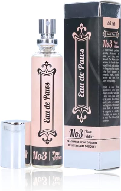 Eau de Paws No3 Paw Adore – Parfum voor dieren - Heerlijk luchtje voor hond en baasje! – Zonder alcohol – Vrouw -  30 ml