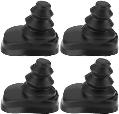 Dailygoods - Rubber Afdichtingen voor Auto Deurcontactschakelaar (Set van 4)
