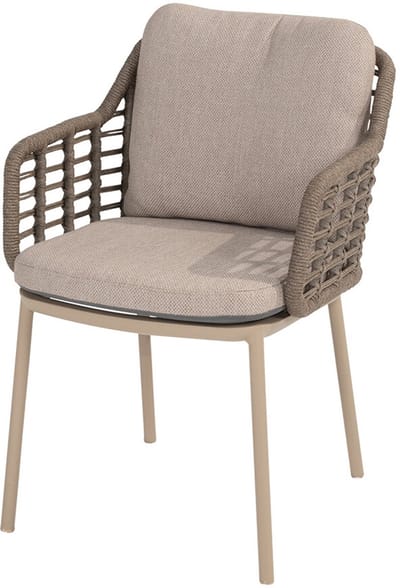 4 Seasons Outdoor Armstoel Puglia Taupe Latte