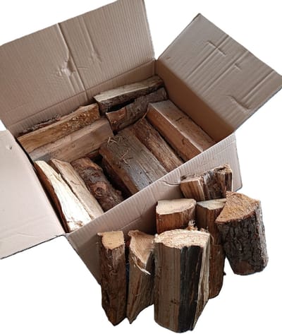 Openhaard Hout - 17,5kg - Gemengd haardhout - Gedroogd Brandhout 28cm lengte - voor Openhaard Houtkachel Vuurkorf Vuurschaal