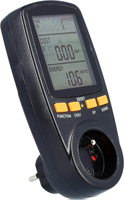 Energiemeter Verbruiksmeter - P1 Meter Stopcontact - Zwart