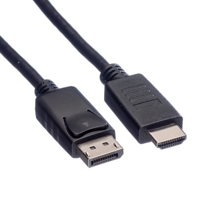 DisplayPort - HDMI kabel | 4K 30Hz | zwart | 10 meter