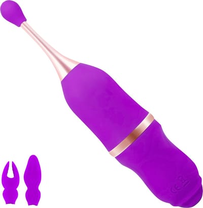 Cupitoys® Pinpoint clitoris vibrator - 19,8cm - Paars - 7 standen - Vibrators voor vrouwen en mannen - Sex toys voor vrouwen en mannen