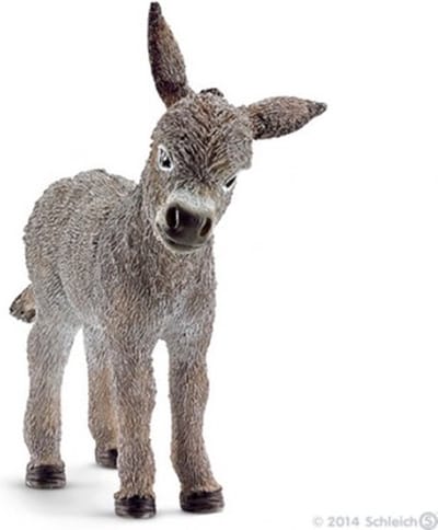 Schleich Ezel veulen 13746 -  Speelfiguur - Farm World - 7 x 3 x 7 cm