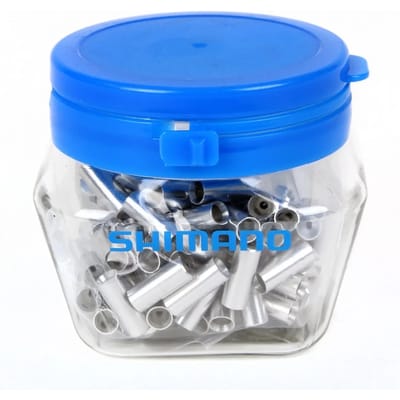 Verzegelde aluminium eindstukken voor achterderailleur Shimano (x100)