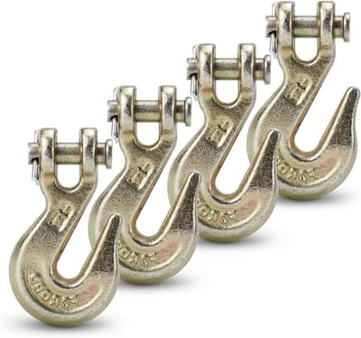 Kettinghaak - Grijphaak - Zwaar Transport - Heavy Duty - 1/4 Inch - Geel